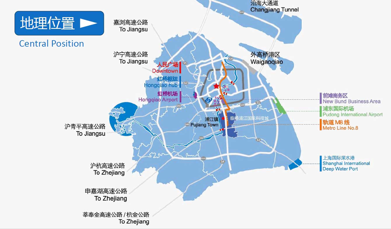 浦江科技廣場(chǎng)地理位置